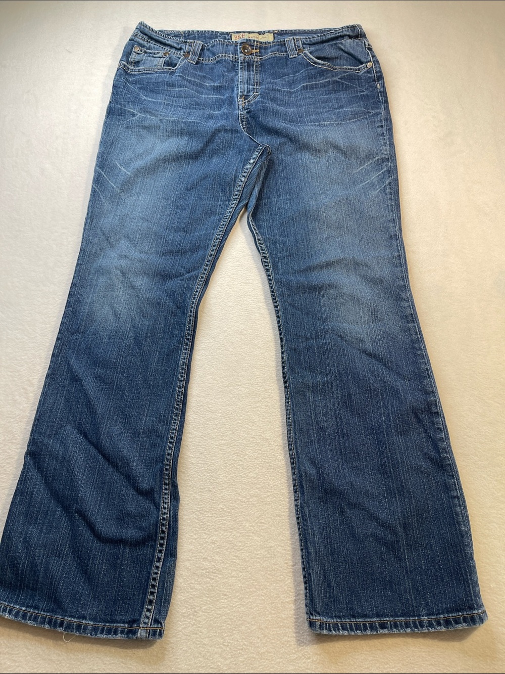 BKE WENDI STRETCH Women's Blue Flare Jeans SIZE 34-31.5
